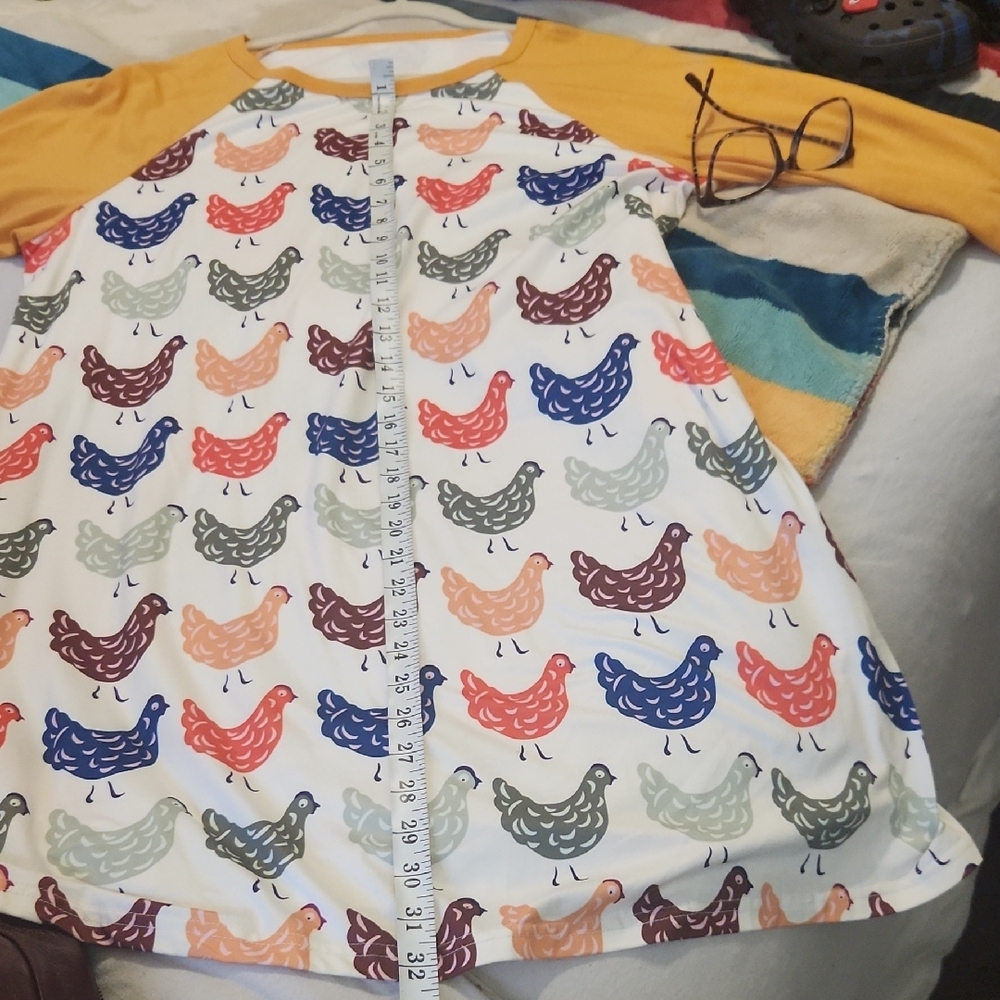 Trendy Boutique Multicolor Chicken Print Dress - Picture 2 of 3
